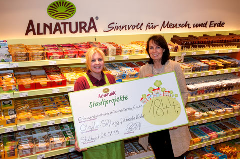 Alnatura spendet über 1.800 €