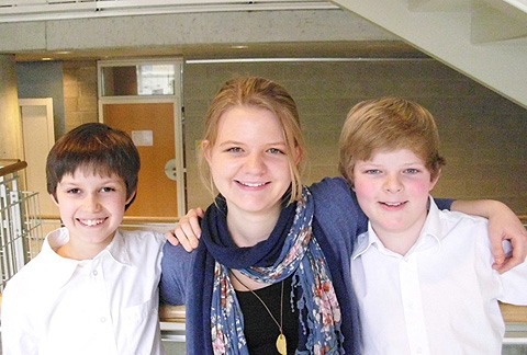 Junge Preisträger musizieren für Olgäle-Stiftung