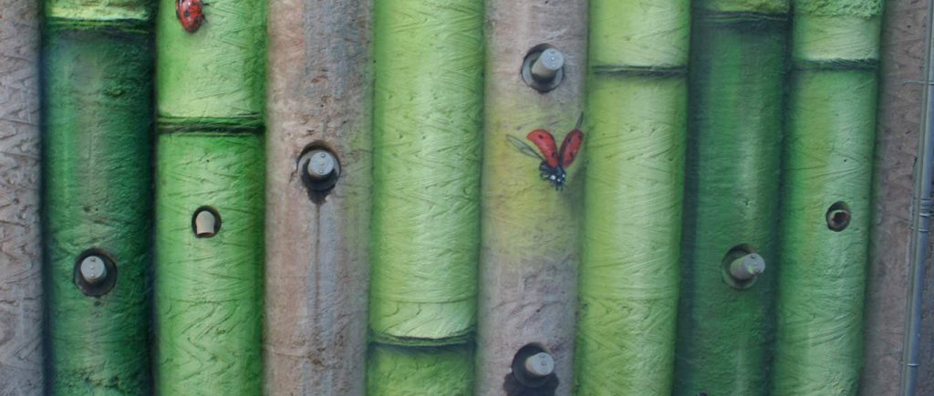 Marienkäfer im Bambuswald