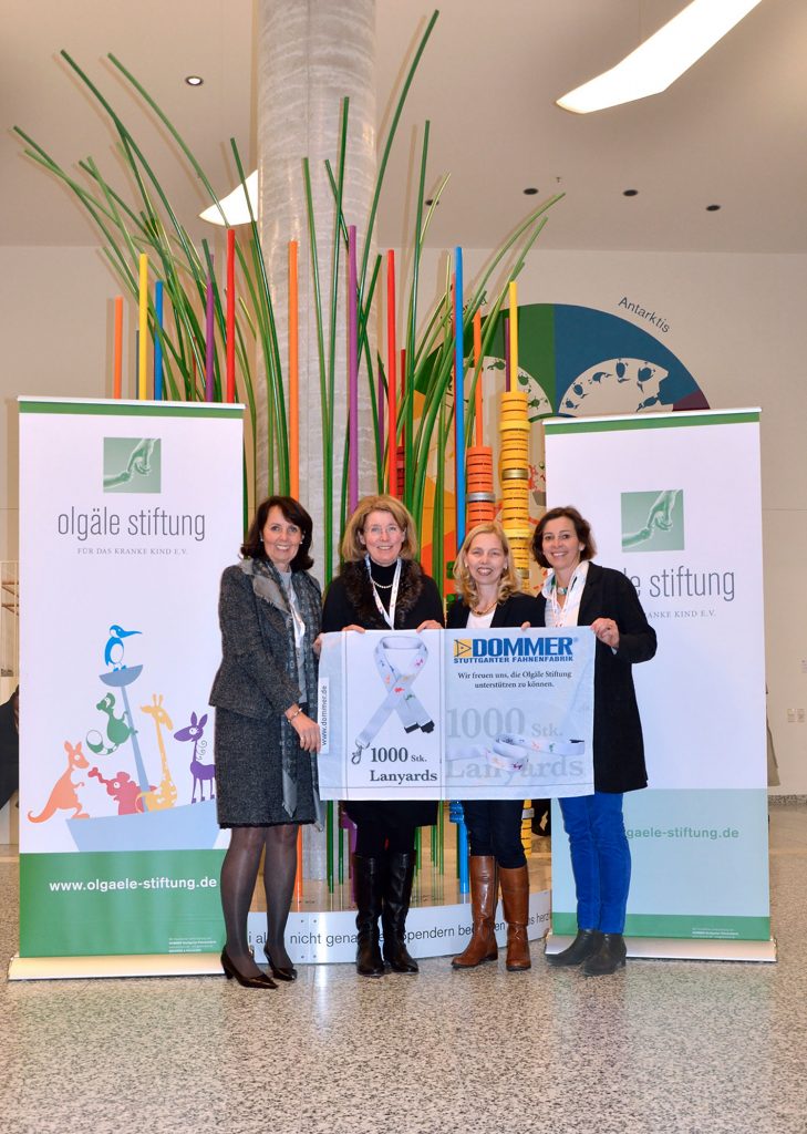 1.000 Lanyards für die Olgäle-Stiftung