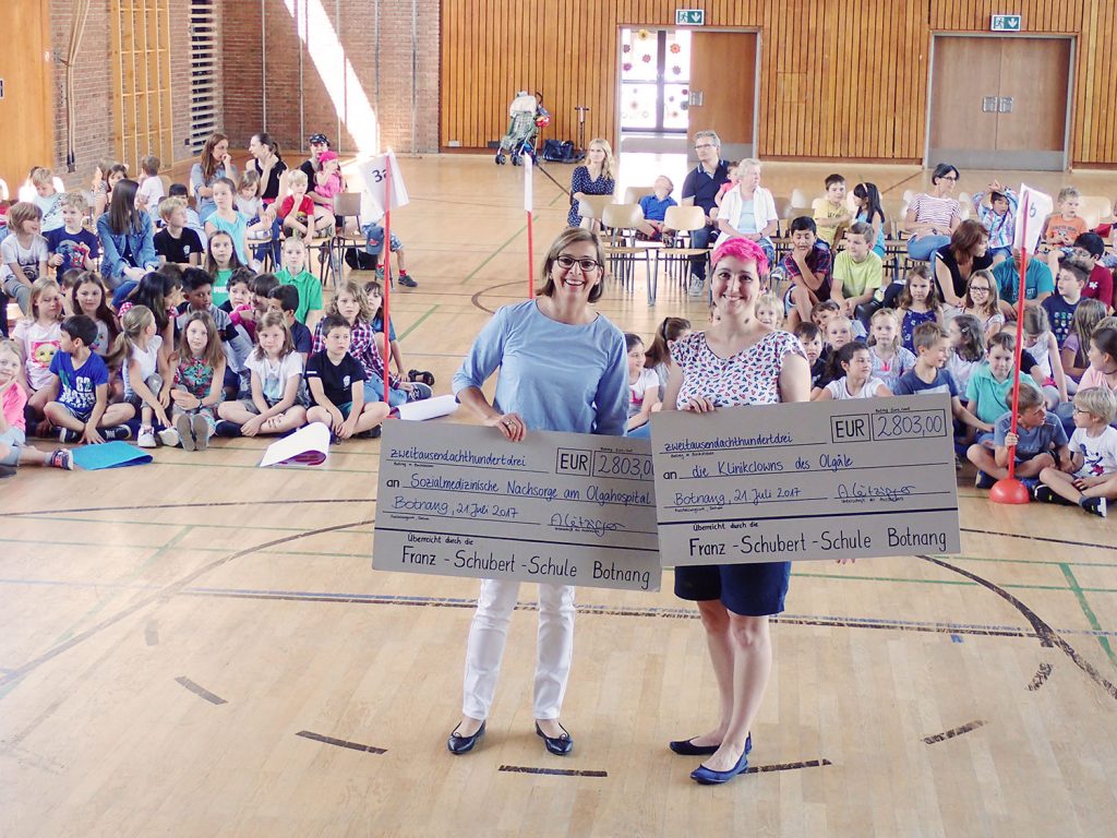 Spendenlauf der Franz-Schubert-Schule in Botnang