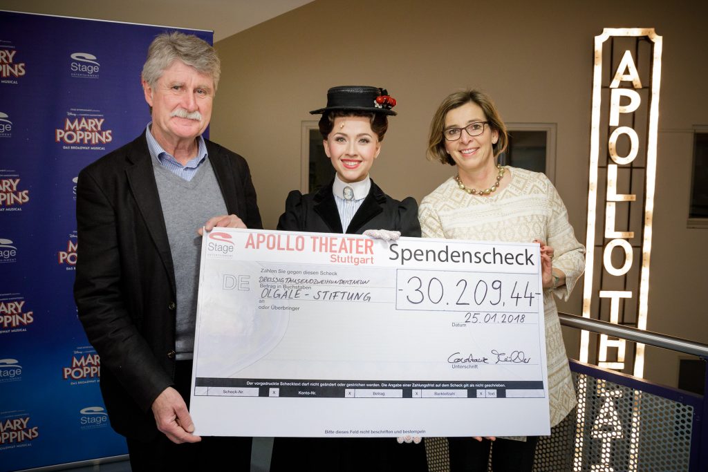 Spendenübergabe an die Olgäle-Stiftung