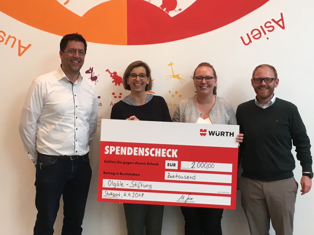 Hausmesse bei Firma Adolf Würth für die Clowns im Olgäle