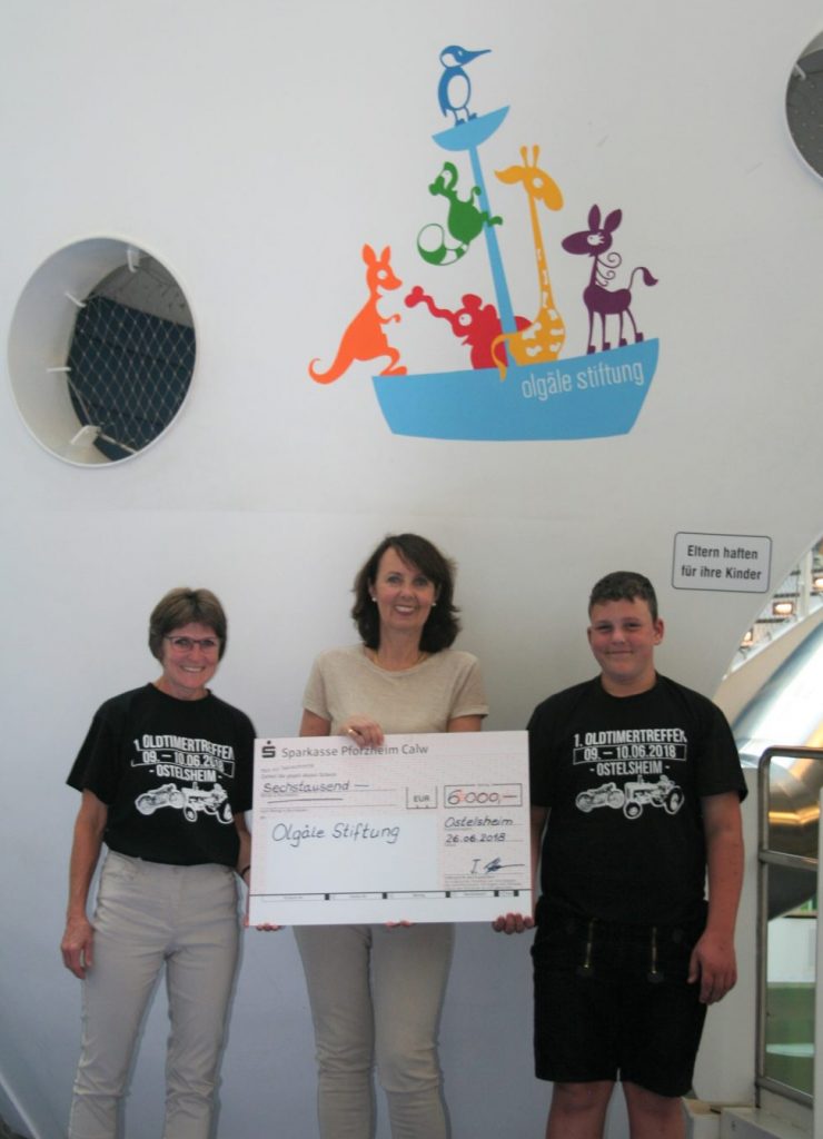 Große Spende vom Oldtimer Treffen in Ostelsheim