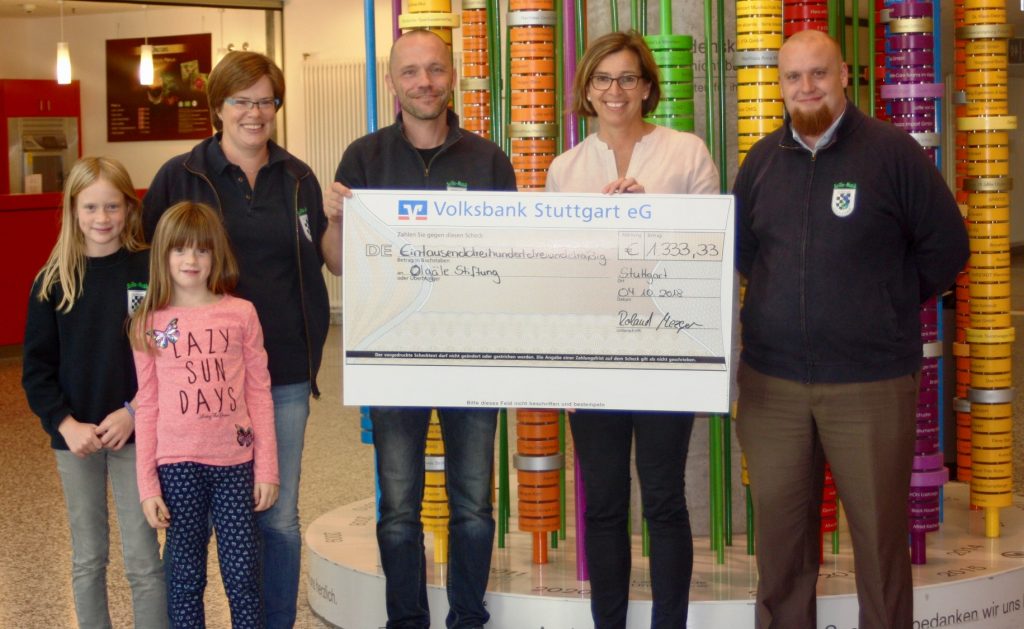 Hofener Scillamännle e.V. sammelten für die Kinder im Olgäle