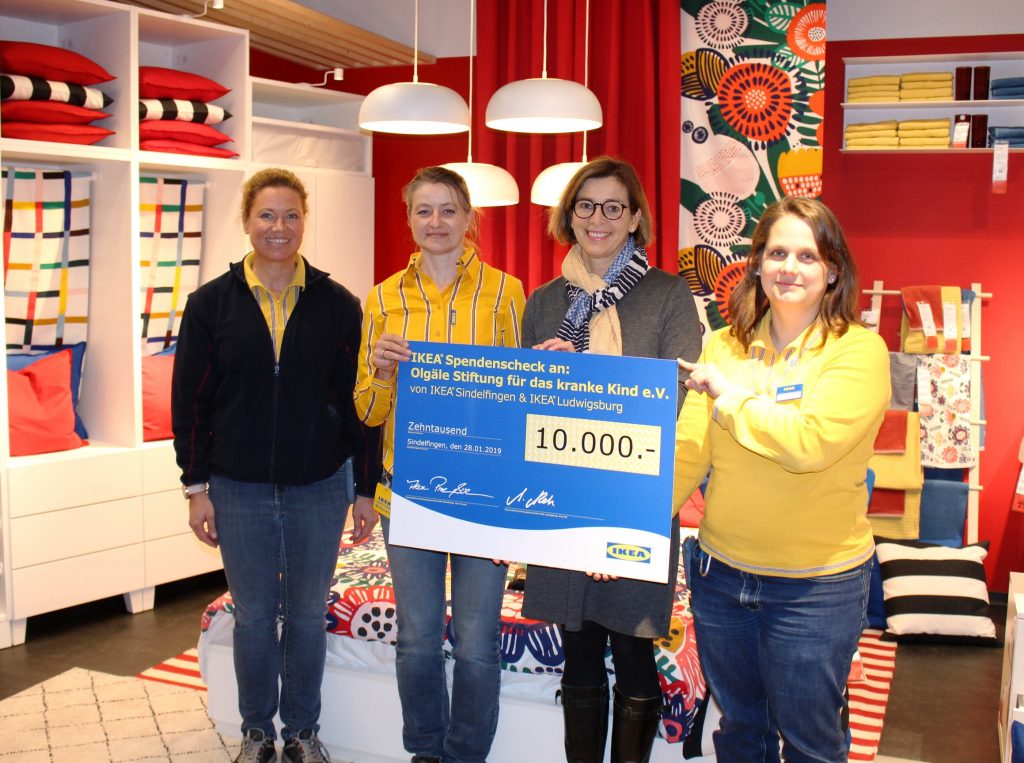 10.000 Euro für das Projekt HOPPS von den IKEA Häusern