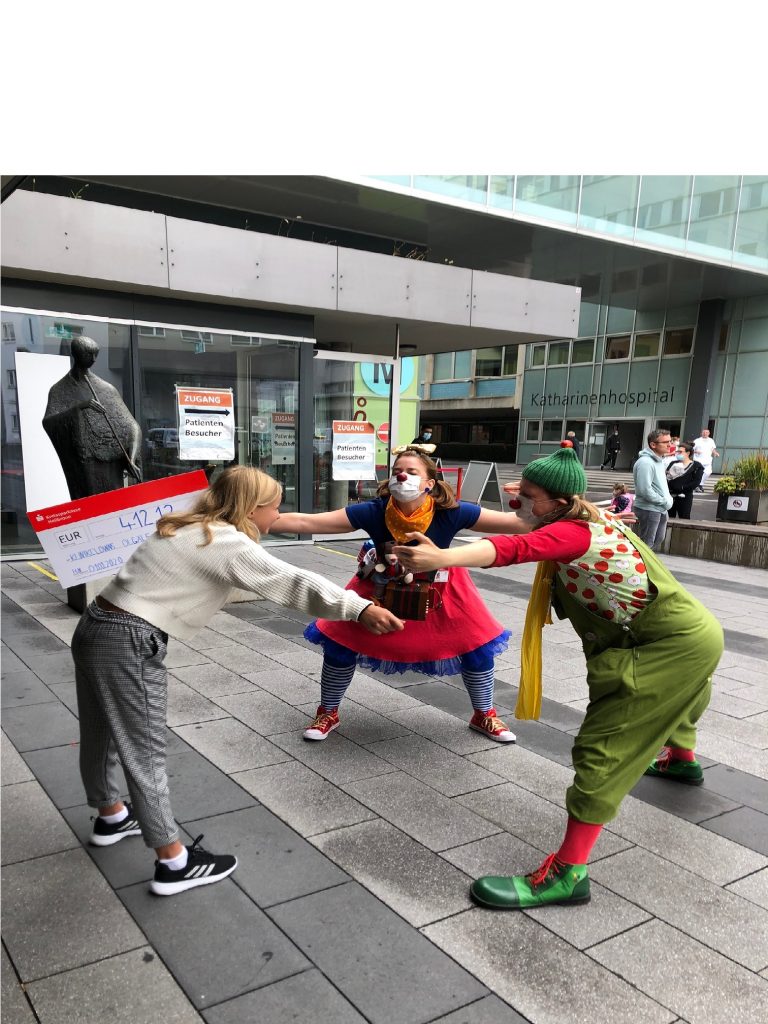 Elfjährige Romy spendet für unsere Klinikclowns