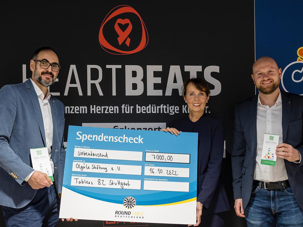 7000 Euro Spende durch Heartbeats Benefizkonzert