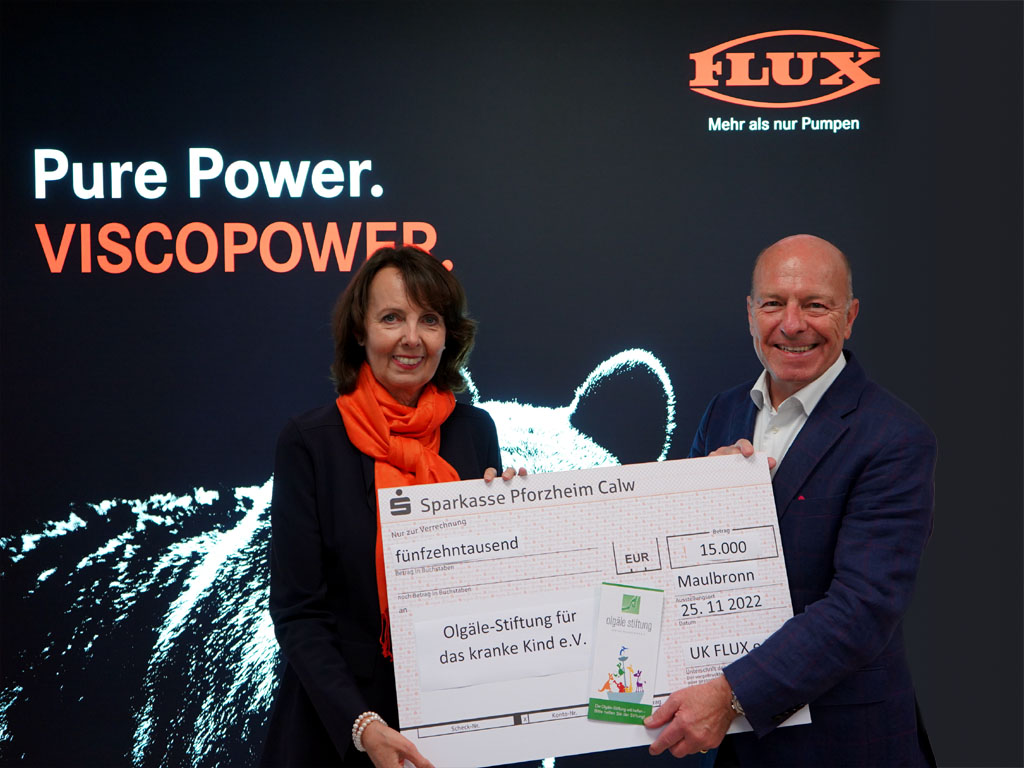 Flux spendet 15.000 Euro