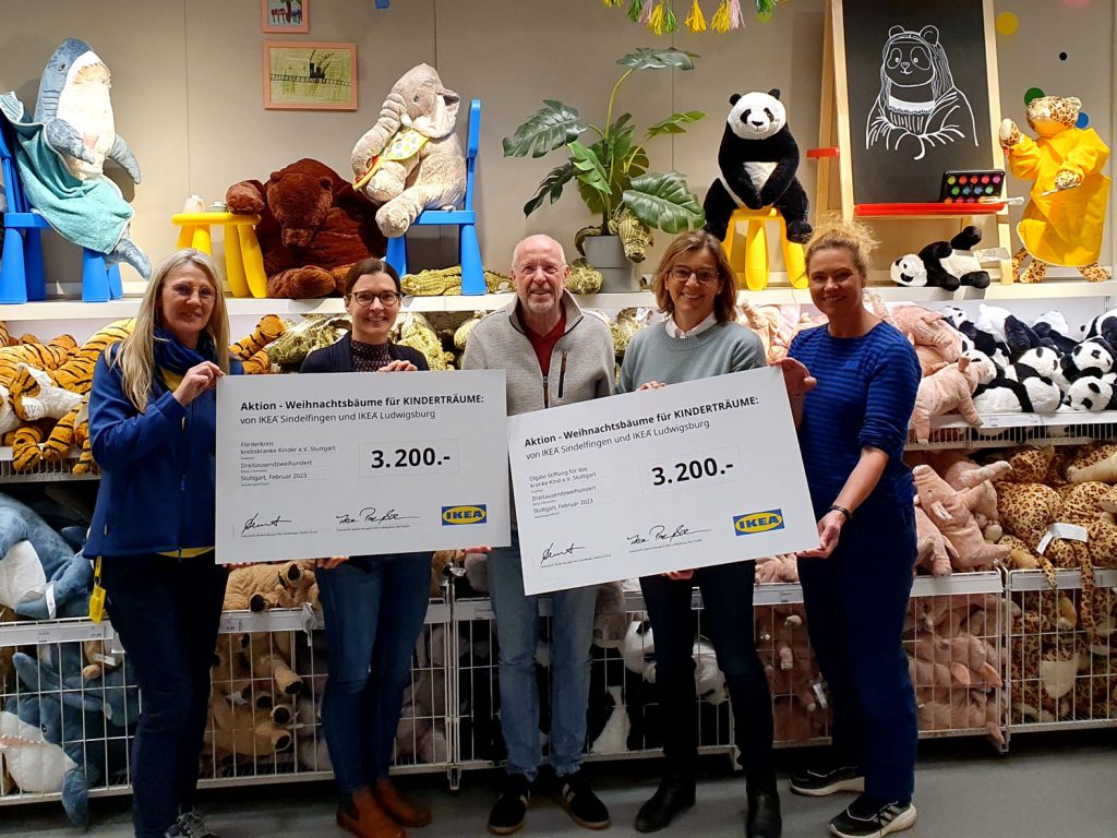 Ikea-Häuser Sindelfingen und Ludwigsburg spenden zugunsten der Theatertherapie