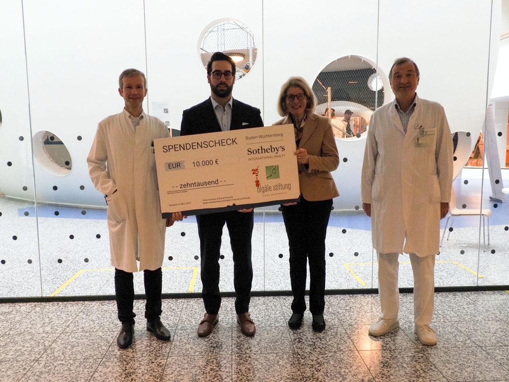 BW Sotheby’s International Realty spendet für die kranken Kinder