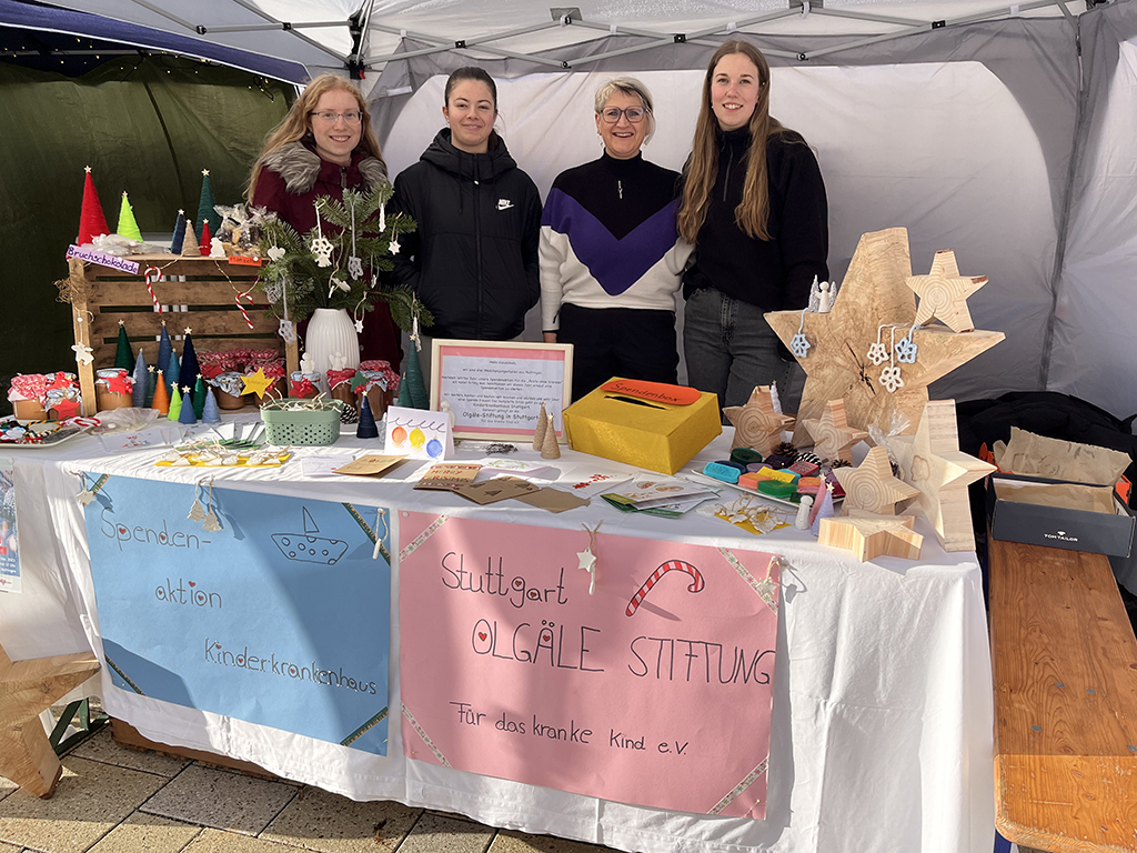 Spendenaktion der Mädchenjungscharen des CVJM Nufringen