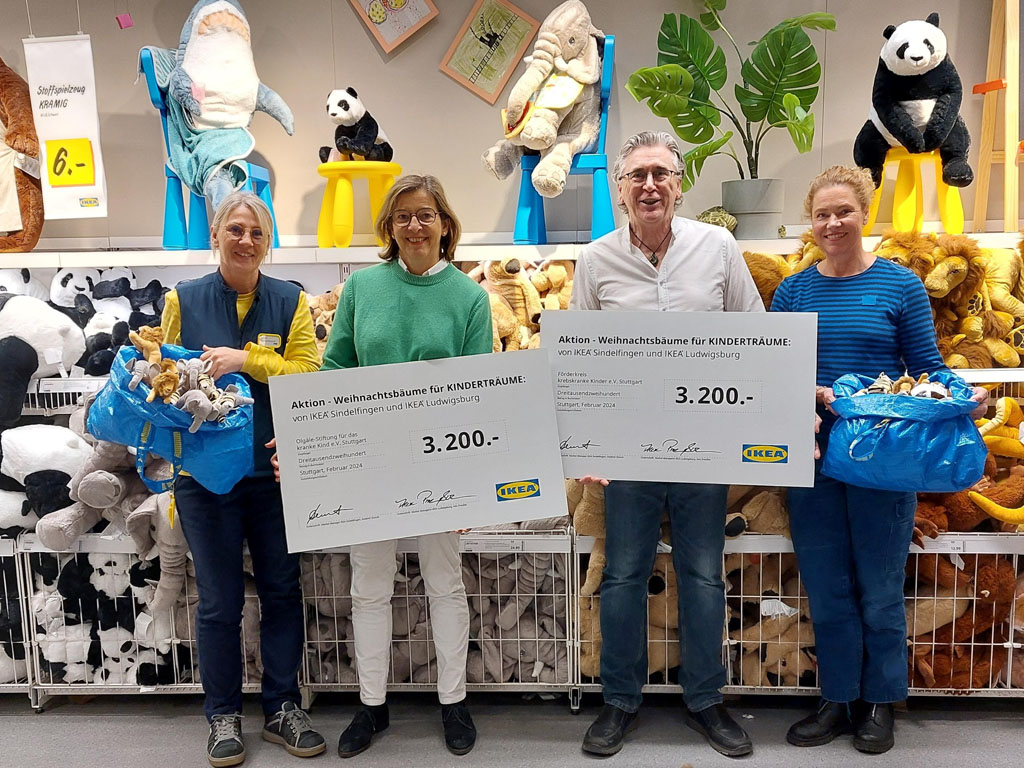 IKEA-Häuser Sindelfingen und Ludwigsburg unterstützen Theatertherapie