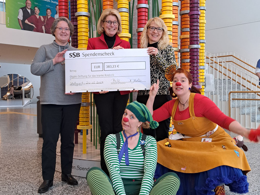 Spenden aus Kinderweihnachtsfeier der SSB