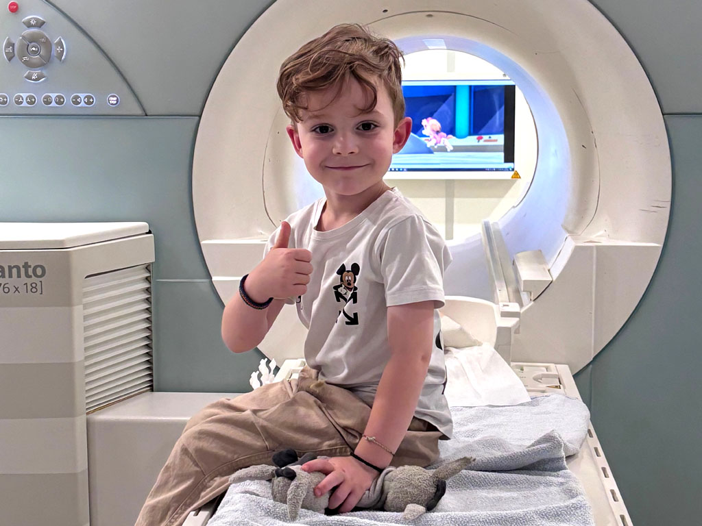 Neuer Fernseher fürs MRT