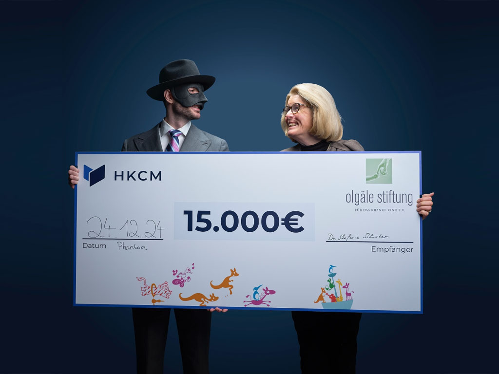 Spende von HKCM und Phantom By HKCM