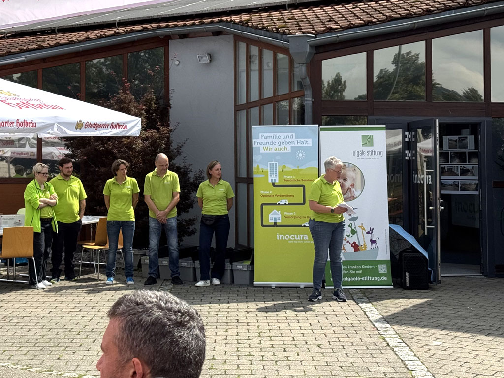 Spendenaktion beim inocura „Tag der offenen Tür“ in Rudersberg
