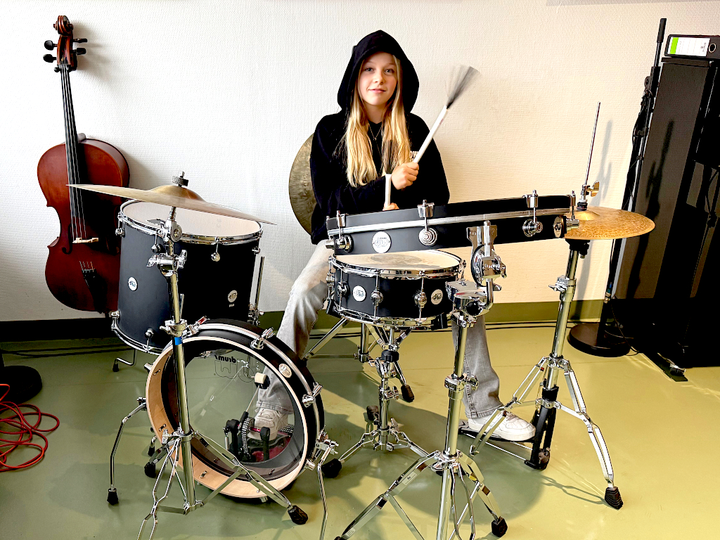 Schlagzeugset für das stationäre Kinderschmerzzentrum am Klinikum Stuttgart