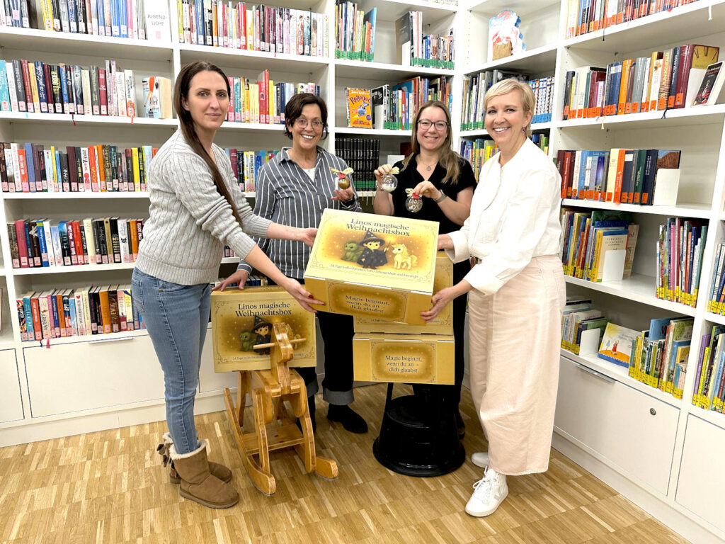 Alena Lüdike spendet „Linos magische Weihnachtsbox“
