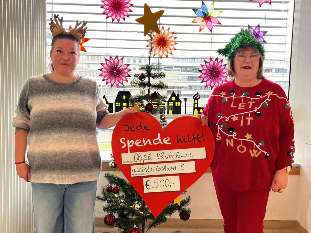 Tolle Weihnachtsaktion von Bosch-Mitarbeitern für kranke Kinder